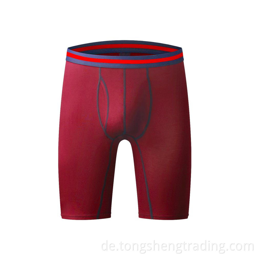 Wine Red Sport Knitted Boxersjsmeyddk22006c